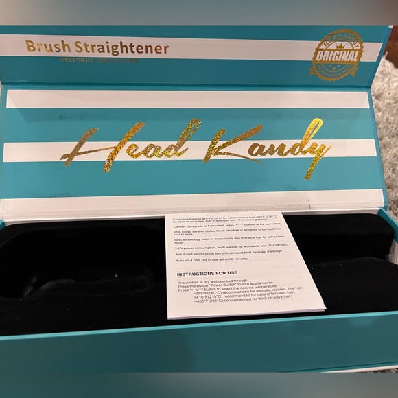 Head Kandy Hair Straightener. Brand new. Teal color - Picture 5 of 8